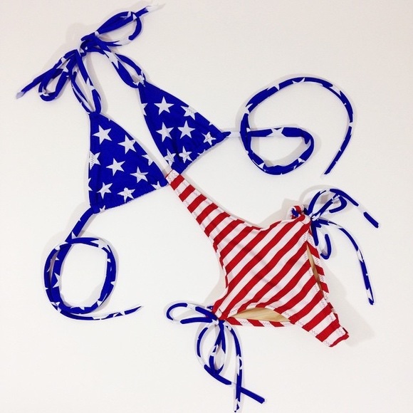 Usa flag one piece swimsuit - Picture 5 of 5